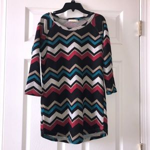 Chevron Sweater Dress